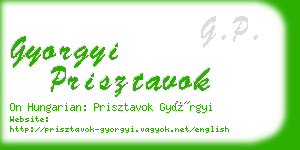 gyorgyi prisztavok business card